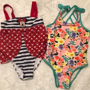 Disney and cat & jack swimsuits